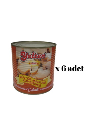 Yelten Konserve Dilimli Mantar 6 x 2850 G