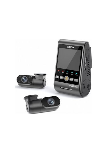 Viofo A229 Plus 3 Kameralı Ön-iç-arka 2k+2k+1080p Hdr Sony Starvis 2 Wifi Gps Li Araç Kamerası