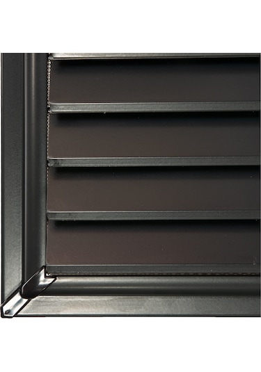 Aspiratörlü - Fanlı Alüminyum Yapıştırma Menfez Antrasit