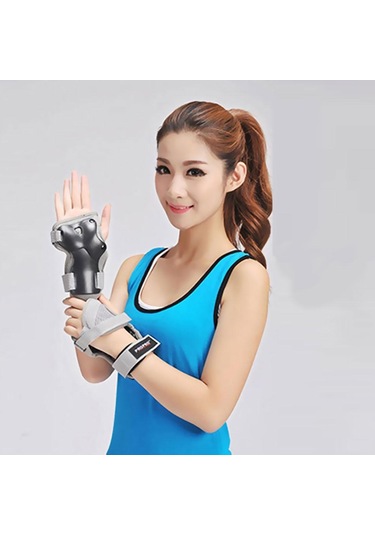 Suntek Snowboard, Paten M Için Bileklik Koruyucu Dişli Çoklu Gri