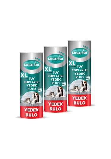 Smarter XL Tüy Toplayıcı Yedek Rulo 3'lü