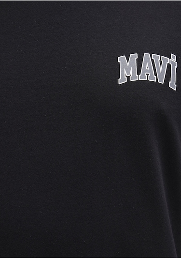 Mavi - Mavi Logo Baskılı Siyah Tişört 0611714-900 Siyah
