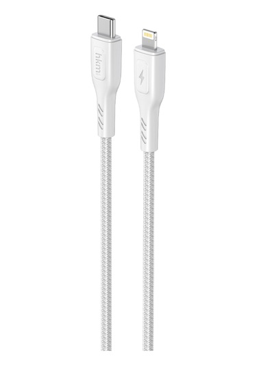 Knit 30W Hızlı Şarj Destekli Type-C To Lightning Şarj Ve Data Aktarım Kablosu 1 Metre Beyaz