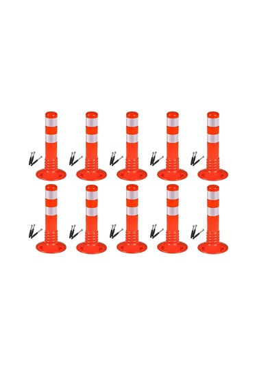 Lorex LR-0225-10 10'lu 45cm Turuncu Şerit Ayırıcı Delinatör