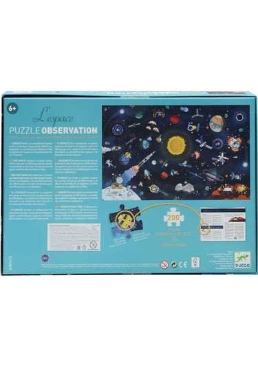 Djeco Klasik Puzzle 200 Parça / The Space
