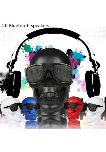 Kaplama Kafatası Taşınabilir Kablosuz Bluetooth Hoparlör Mini Subwoofer Stereo Dsp Uyumlu Telefon/pc Açık Araba Su Geçirmez Ses