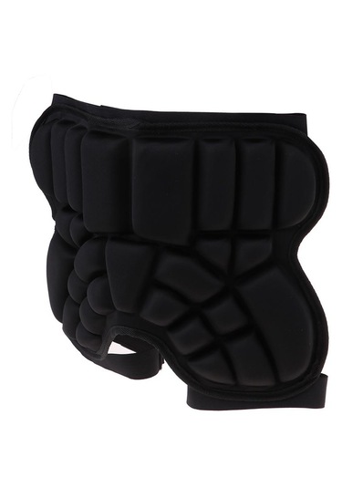 Homyl 3d Yastıklı Kalça Koruyucu Kısa Çocuk Butt Pad Siyah Siyah