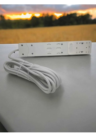 Asyagrup Seldur Üçlü Çocuk Korumalı Grup Priz 2 Metre Kablolu