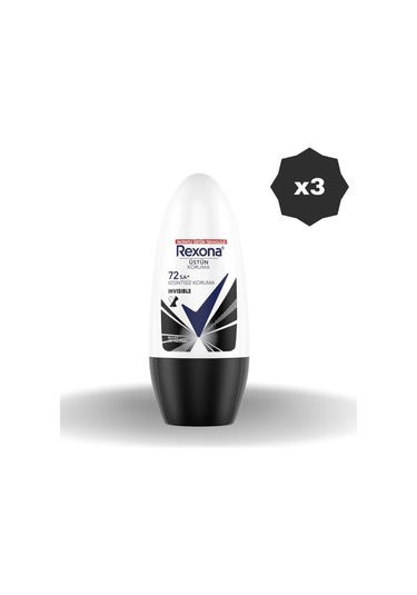 Roll-on Invisible B&w 50 Ml - 3 Adet