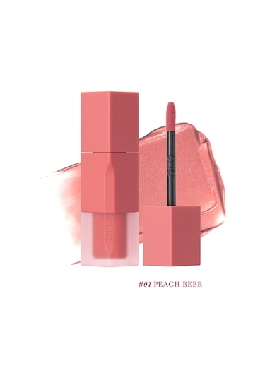 Pürüzsüz Ve Kadifemsi Dokulu, Doğal Görünüm Sunan Tint Clıo Chiffon Blur Tint 01 Peach Bebe 01