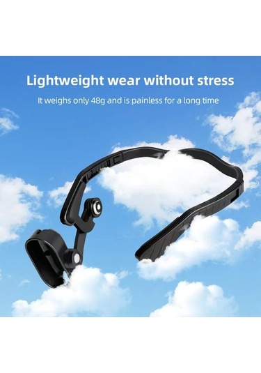 Novahub Insta360 Go3 Manyetik Başlık Montajı - Hafif Abs Kafa Kayışı, Dayanıklı Ve Kolay Montaj