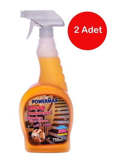 2 Adet Powermax Ahşap Temizleyici 750 Ml - Pwrmx021