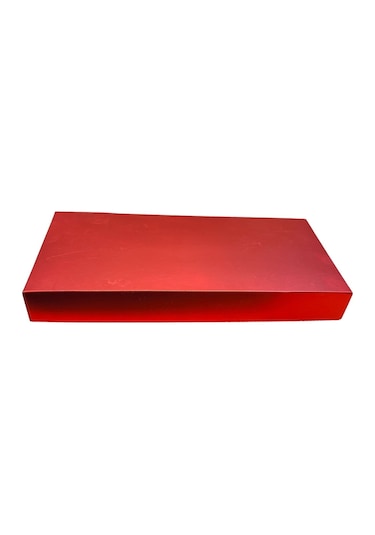 Demonte Kırmızı Kutu 27x12,5x3 Cm 10'lu