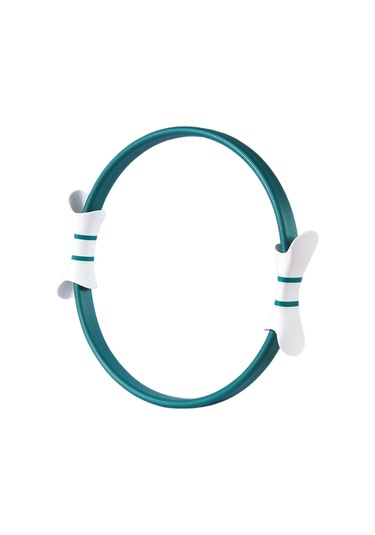 Suntek Pilates Direnç Halkası Yoga Circle Çift Kolları Yeşil