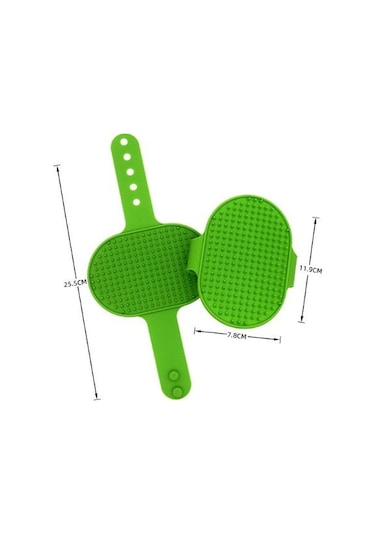 Hayvan Tüy Toplama Yıkama Ve Köşe Kaşınma Silikon Fırçası