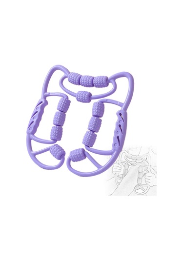 Suntek Bacaklar Için Silindir Selülit Golfçü Dirsek Arm Mor Mor