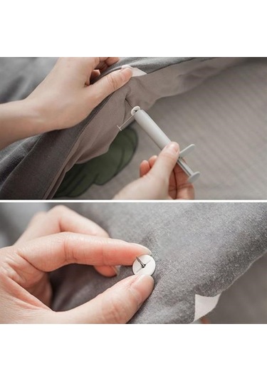 Yorgan Kılıfı Ve Çarşaf Tutucu Sabitleyici Düğme Kiti Pratik