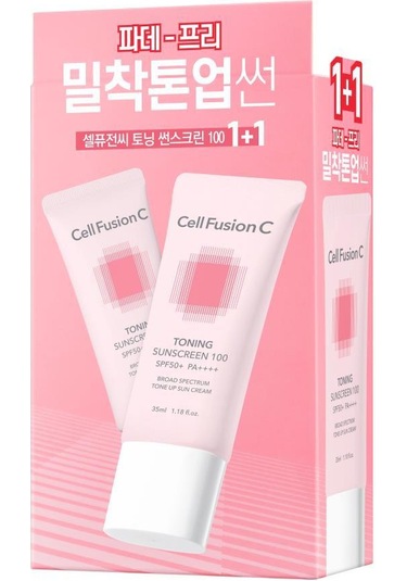 Cell Fusion C Toning Ton Eşitleyici Yüksek Koruyucu Spf50 /pa Güneş Kremi 35 Gr. 2 Adet