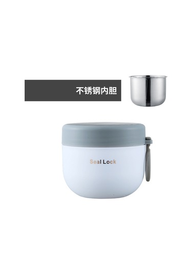 800 Ml Paslanmaz Çelik Öğle Yemeği Kutusu B Beyaz