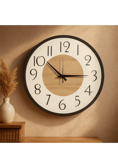 Yeni Tasarım Modern Duvar Saati Şık Ve Kalite Bir Arada No:1002 Siyah