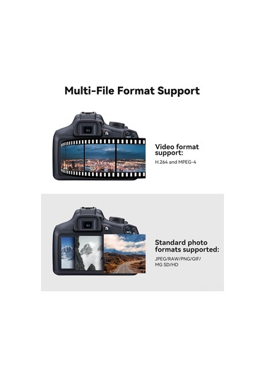 Hombey Usb-c Çift Yuva Kart Okuyucu - Sd/tf/cf Desteği,  16/15 Ve Type-c Cihazlar İçin, Fotoğraf/vide Transferi, Kompakt Beyaz