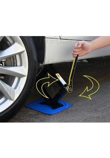 Scissor Jack Makaslı Oto Kriko Mekanik 1.5 Ton Araba Krikosu 40cm