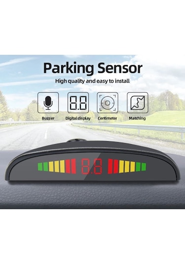 Kgn Park Sensörü Led Göstergeli Beyaz