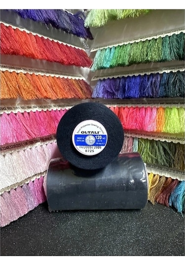 %100 Polyester 120 Numara Dikiş Ipliği 5000 Mt 7706 1 Adet
