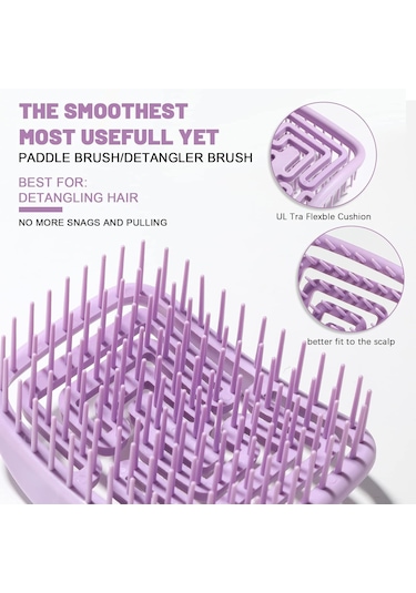 Saç Açma Fırçası Kuaför Tarağı, Kürek Saç Fırçası, Yumuşak Esnek