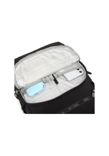 Krinkıl Kumaş Unisex Sırt Çantası 1207 Siyah