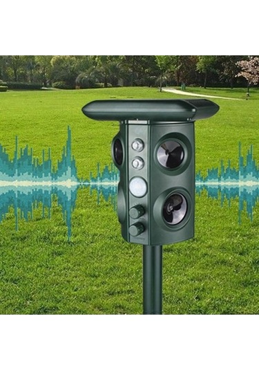 Ganzhoushop Yılan Ultrasonik Titreşim Mekan Kovucu Hayvan Güneş Fonksiyonlu Enerjili Dış Çok Cbtx Eo