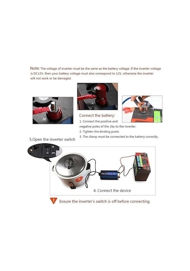 Epilons 12v 1000w Tam Sinus İnverter 220v Çevirici Taşınabilir Güç Kaynağı