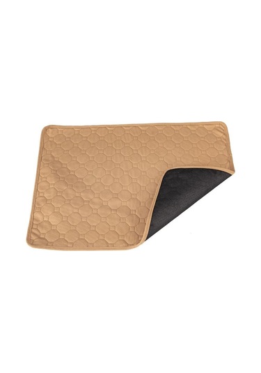 Haki Köpek Çiş Pedi Battaniye Yeniden Kullanılabilir Emici Bebek Bezi Yıkanabilir Köpek Eğitim Pedi Pet Yatak İdrar Mat Pet İçin 60 45cm