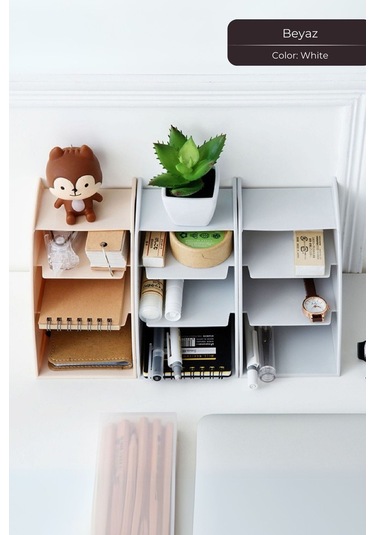 Lüks Makeup Ruj, Rimel, Oje Düzenleyici Organizer, Ruj Standı, Beyaz Çok Renkli