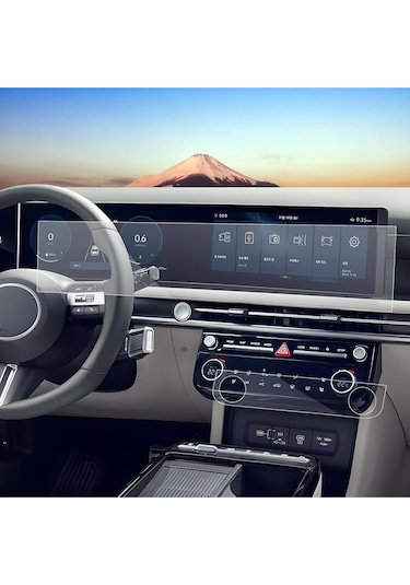 Hyundai Tucson 2025 Büyük Bilgi Ekranı Ve Klima Kontrol Ünitesi Ekran Koruyucu