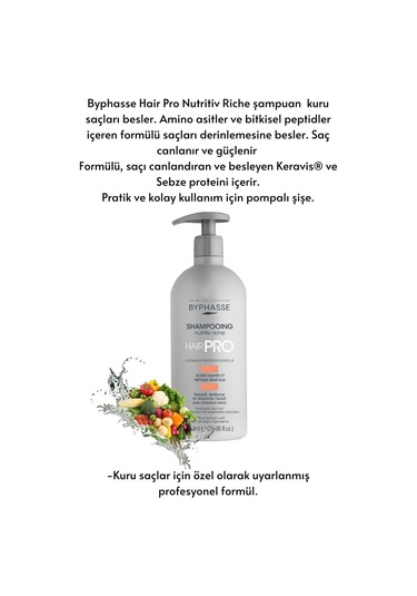 Hair Pro Kuru Saçlara Özel Nemlendirici Şampuan 750ml