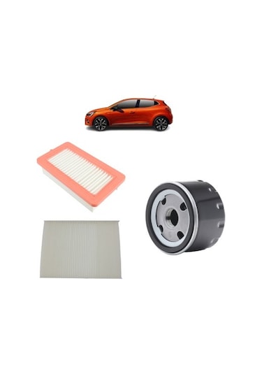 Renault Clio 5 1.0 Tce 1.3 Tce Filtre Bakım Seti Sardes Set