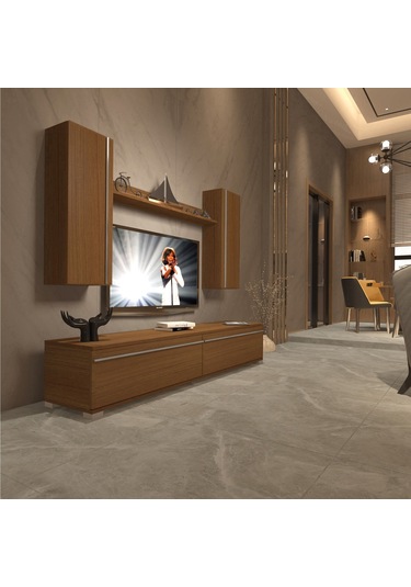 Decoraktiv Eko 5d Mdf Std Tv Ünitesi Tv Sehpası Ceviz