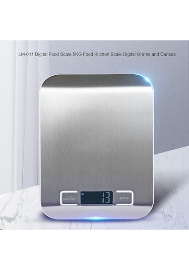 Dijital Gıda Ölçeği 5kg Gıda Mutfak Ölçeği Dijital Gram Ve Ons Kilo Kaybı Pişirme