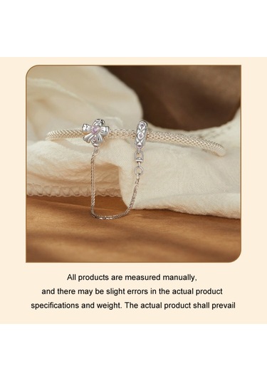 Platin Kaplamalı Romantik Yay Güvenlik Zinciri Dıy Boncuklu Diğer Çok Renkli