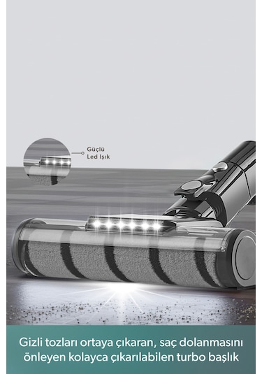 Homend Dustrider 1264H Şarjlı Başlıklı Dikey Süpürge