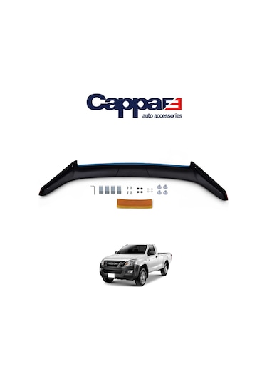 Cappafe Isuzu D-Max Ön Kaput Koruyucu Rüzgarlık 4Mm Abs 2012-1