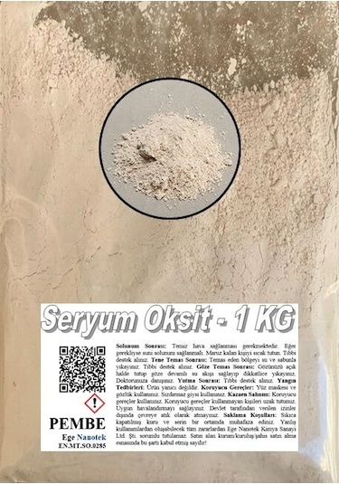 Oto Cam Çizik Giderici Pembe Seryum Oksit - 1 KG