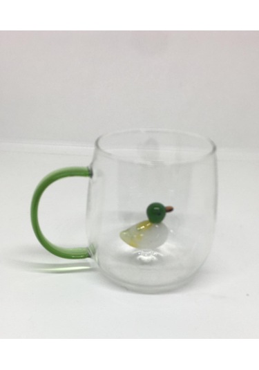 Lebron Kupa Cam Bardak Içi Cam Figürlü Ördek