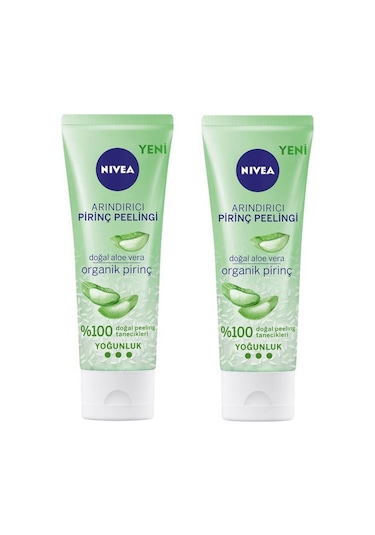 Nivea 2'li Aloe Vera Pirinç Peelingi 75 ml