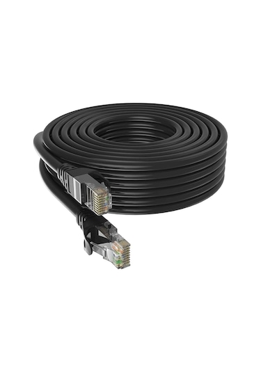 Apronx Cat6 50 M Dış Mekan Zırhlı Kablo Siyah