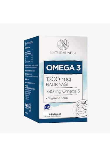 Naturalnest Omega 3 1200 Mg Balık Yağı 30 Kapsül