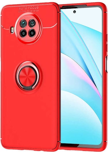 Xiaomi Redmi Note 9 Pro 5G Kılıf Yüzüklü Magnetli Ravel Case