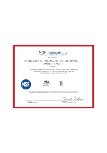 OverWater Kapalı Kasa Su Arıtma Cihazı 5 Li Inline Filtresi Seti 5 Aşamalı Özel Sarım Membran Filtre