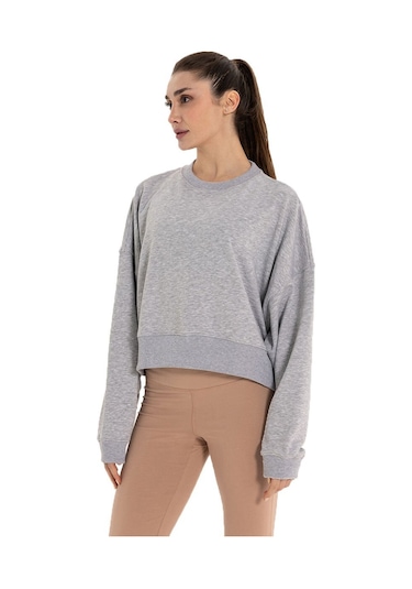 Inguz Oversize Sweatshirt Gri